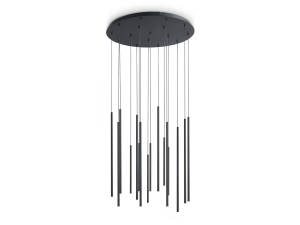 IDEAL LUX 371146 LOOK LED SP16 ROUND DROP D16 3000K závesné svietidlo čierne