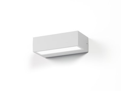 LED2 5238351 KVADER II vonkajšie nástenné svietidlo biele