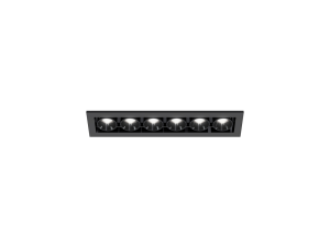 LED2 2560253 RIVA MINI 6 zápustné svietidlo čierne