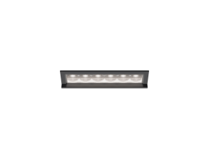 LED2 2560453DT RIVA MINI WW 6 zápustné svietidlo čierne stmievateľné