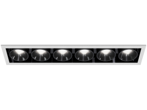 LED2 2560851 RIVA MAXI 6 zápustné svietidlo biele