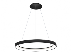 LED2 3271973DT BELLA SLIM 78 PZ závesné svietidlo čierne stmievateľné