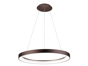 LED2 3271978DT BELLA SLIM 78 PZ závesné svietidlo hnedé stmievateľné