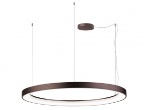 LED2 3273378DT BELLA SLIM 98 PZ závesné svietidlo hnedé stmievateľné