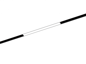 LED2 6481873 MAGLINE III 30 lištové svietidlo čierne