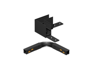 LED2 6523103 MAG II CORNER-H lištový komponent čierny