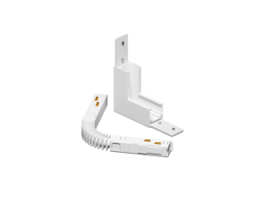 LED2 6529601 MAG II LOW CORNER-V lištový komponent biely