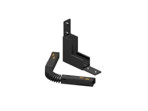 LED2 6529603 MAG II LOW CORNER-V lištový komponent čierny