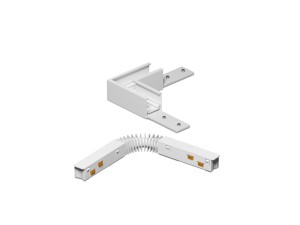 LED2 6529701 MAG II LOW CORNER-H lištový komponent biely