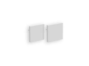 LED2 6529801 MAG II LOW END CAPS lištový komponent biely