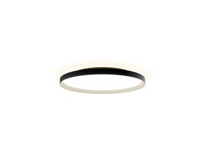 LED2 12749737DT MOON 60 stropné svietidlo s horným podsvietením čierne s champagne lemom stmievateľn